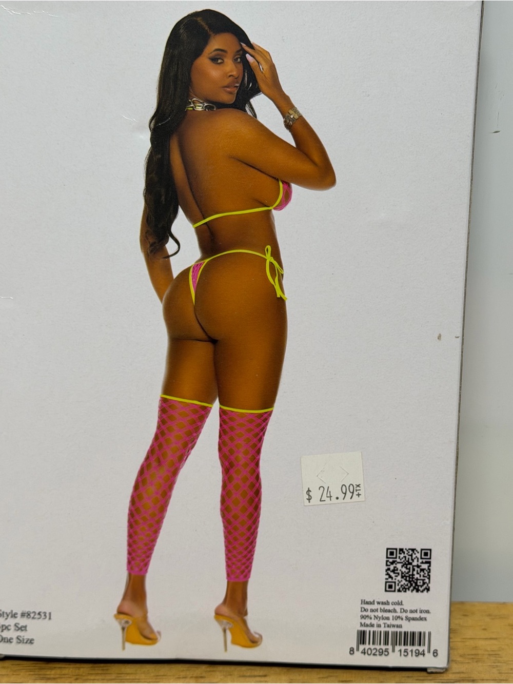 Neon Pink Fishnet Leg Warmers - Women's Accessory